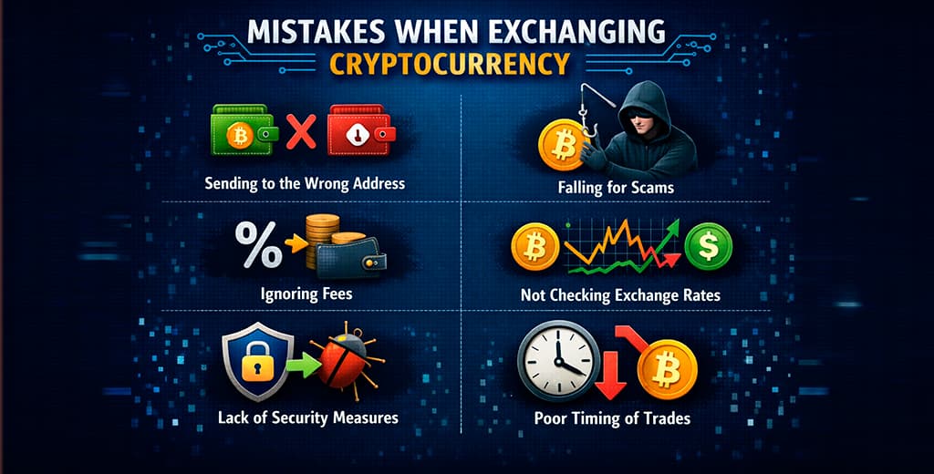 Top 5 Mistakes When Exchanging Cryptocurrency