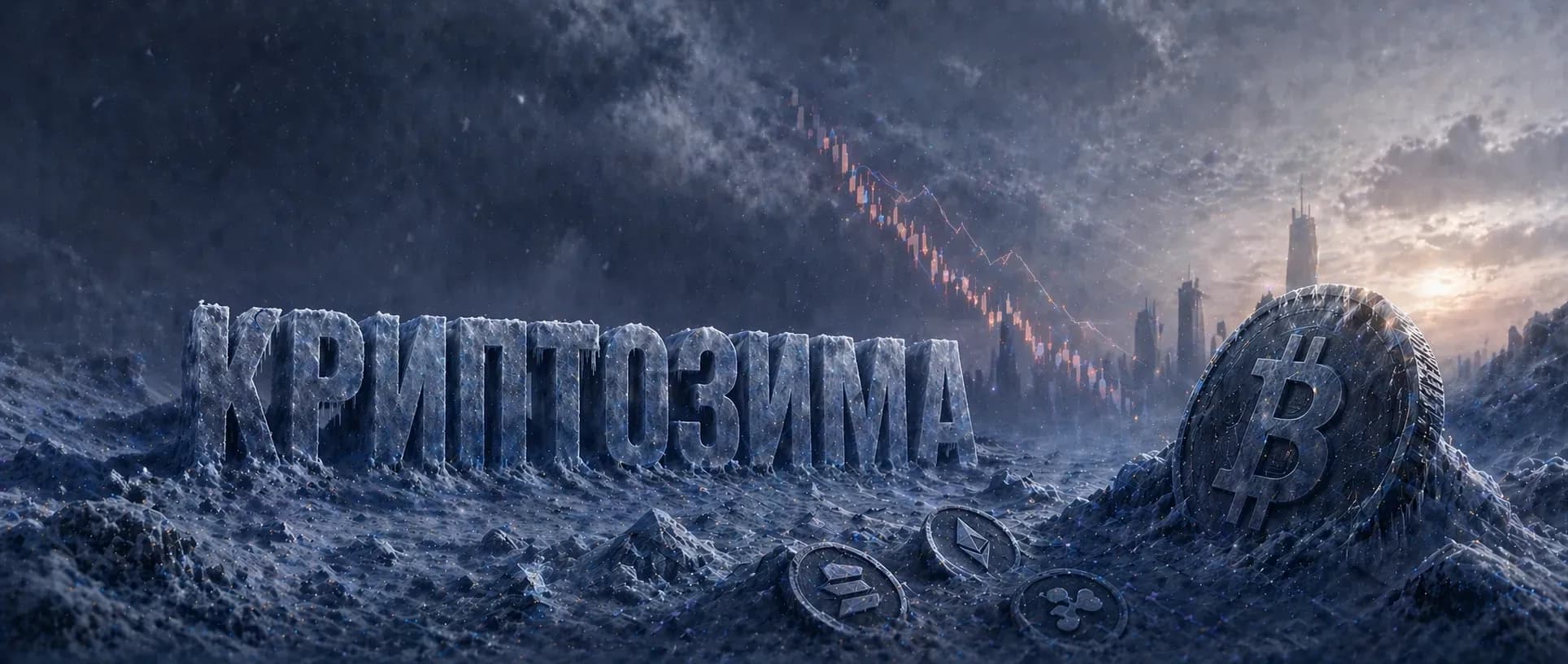 Резкие падения на рынке криптовалют в 2018 и 2022 годах