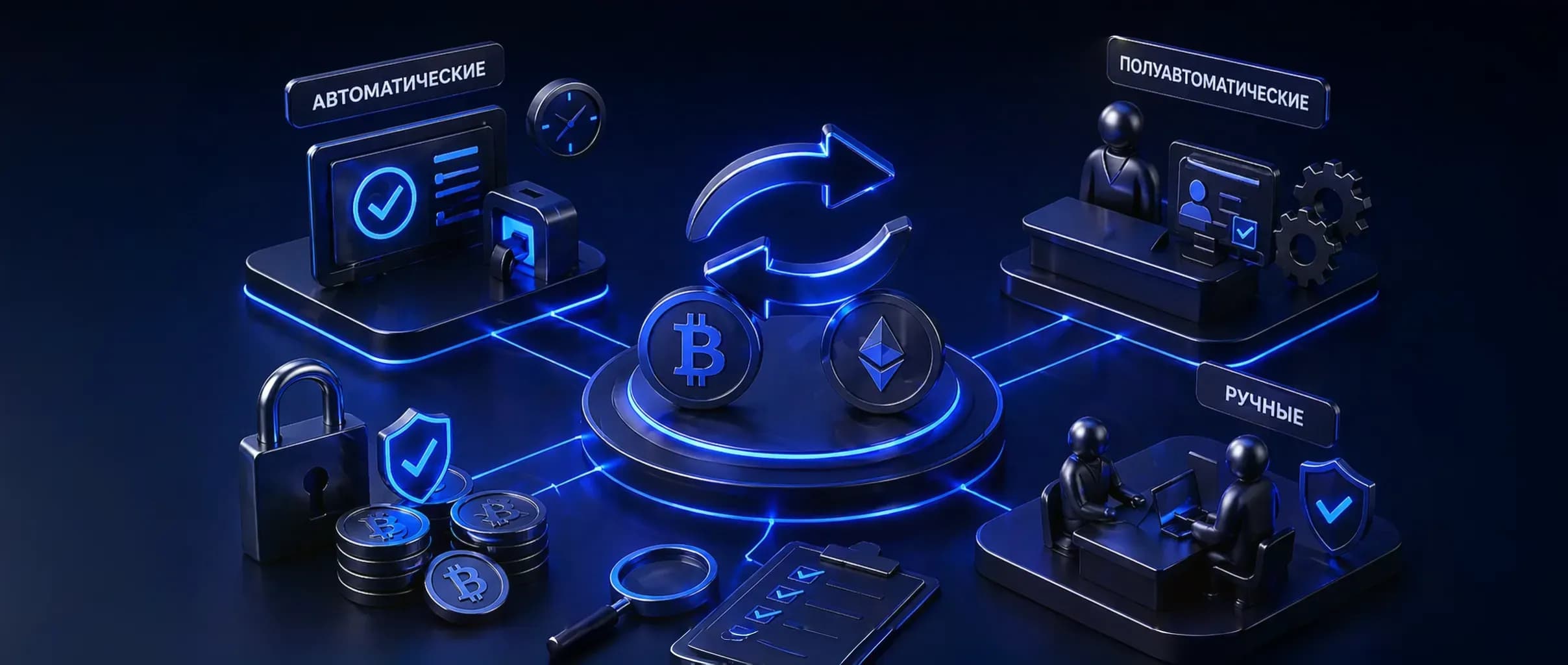 Виды обменников криптовалюты